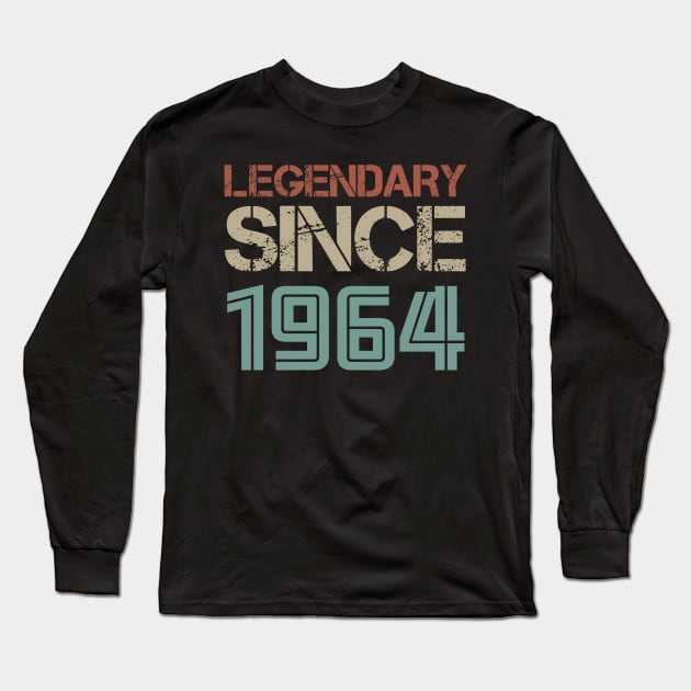 Legendary Since 1964 Long Sleeve T-Shirt by GronstadStore